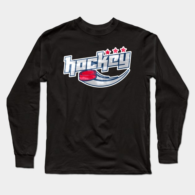 ICE Hockey Long Sleeve T-Shirt by Dojaja